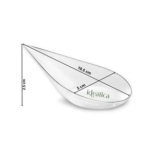Platito Gota para Canapes o Comida Molecular Re-utilizable Plastico Catering ( 20 Pzas / 100 Pzas ) IA
