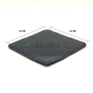 Plato Pizarra para Canapes o Postres Re-utilizable Plastico Catering - ( 10 Pzas / 50 Pzas ) IA