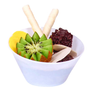 Plato Tazon Trunco para Postres Comida o Botana Re-utilizable Plastico Catering - 7Oz / 207 ml ( 20 Pzas / 100 Pzas ) IA