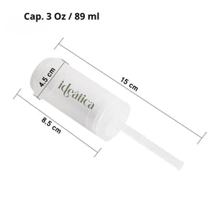 Push Up Pop con Tapa para Postres Re-utilizable Plastico Catering - 3 Oz / 89 ml ( 20 Pzas / 100 Pzas ) IA