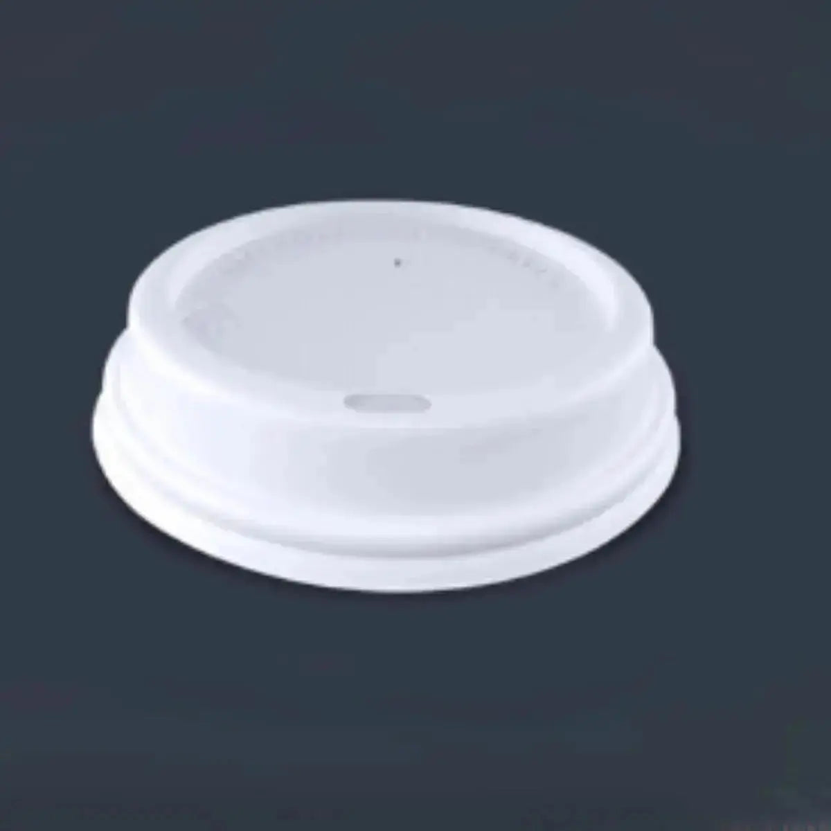 Tapa Blanca Para Vaso de 12 Oz y 16 Oz para Bebidas o Café de Plástico Catering - (Los Vasos se  Venden por Separado) IN