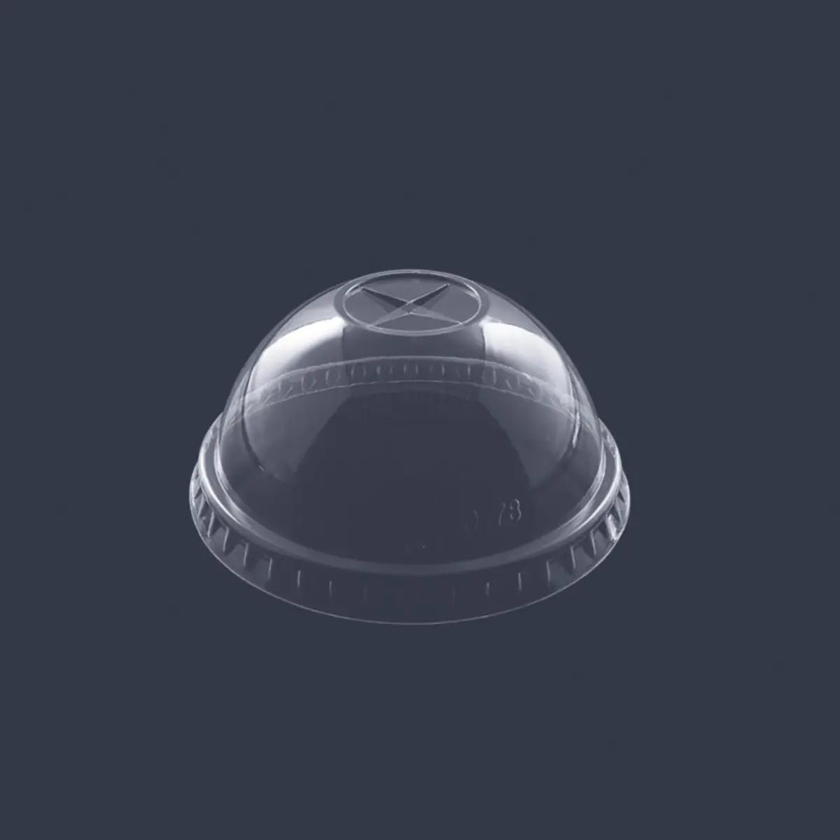 Tapa Domo para Vaso de 7 oz y 10 oz de Plastico Transparente Catering 100 pzas IN