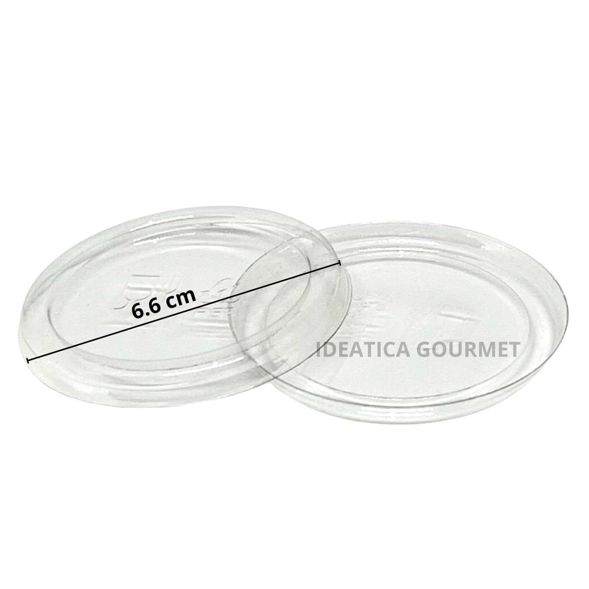 Tapa Flexible para Mini Vasito Shot Postres Candy Bar Catering 100 pzas (Los vasitos se venden por separado) IA