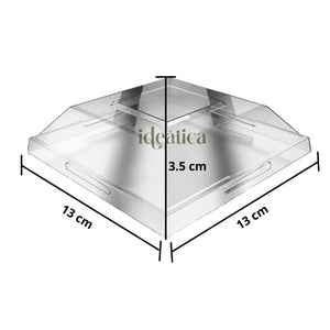 Tapa Flexible para Tazon Piramide Plastico Catering (Los tazones se venden por separado) IA
