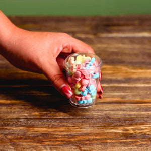 Tapa Flexible para Vasito para Postres Clasico Plastico Catering 100 pzas (Los vasitos se venden por separado) IA