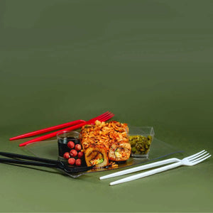 Tenedor Sushi Re-utilizable Plastico  Catering ( 20 Pzas / 100 Pzas ) IA