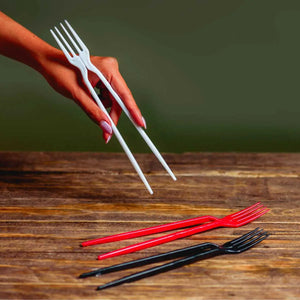 Tenedor Sushi Re-utilizable Plastico  Catering ( 20 Pzas / 100 Pzas ) IA