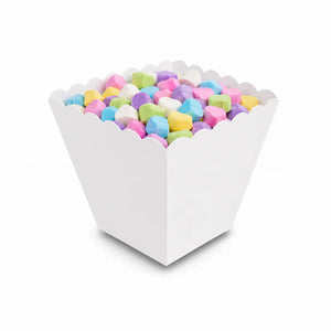 Mini Vasito Piramide para Dulces y Catering - 50 pzas