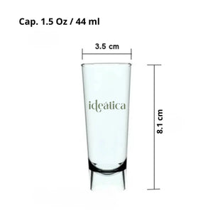 Vasito Tequilero o Caballito para Postres Re-utilizable Plastico Catering  - 1.5 Oz / 44 ml ( 15 Pzas / 105 Pzas ) IA