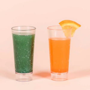 Vasito Tequilero o Caballito para Postres Re-utilizable Plastico Catering  - 1.5 Oz / 44 ml ( 15 Pzas / 105 Pzas ) IA
