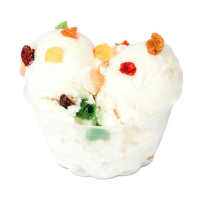 Vasito para Postres Helado Grande Biodegradable Re-utilizable Plastico Catering - 6 Oz / 177 ml ( 70 Pzas ) IA
