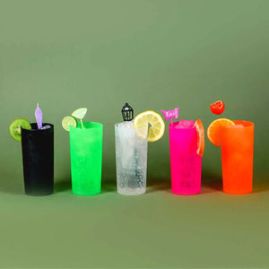 Vaso Cubero para Bebidas Re-utilizable Plastico Catering  - 13 Oz / 384 ml ( 14 Pzas / 70 Pzas ) IA