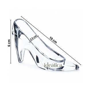 Zapatillas para Recuerdos Regalo y Decoracion Tipo Cenicienta Plastico 50 pzas