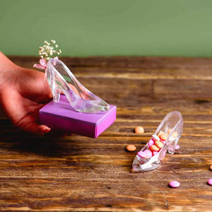 Zapatillas para Recuerdos Regalo y Decoracion Tipo Cenicienta Plastico 50 pzas IA