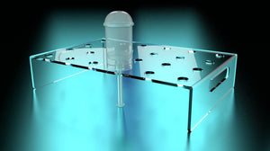 Charola o Base para Push Up Pop Postre de Acrilico Catering 24 Hoyos IA