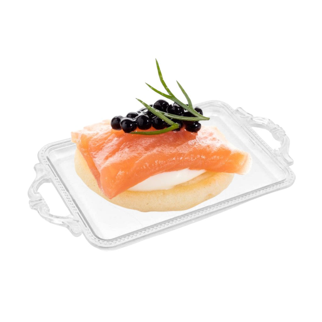 Charolita Canape para Postres Rectangular Re-utilizable Candy Bar Catering 120 pzas IA