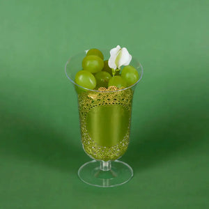 Copa Alcatraz para Postres o Bebidas Re-utilizable Plastico Catering - 9.5 Oz / 281 ml 60 Pzas PT