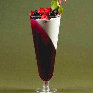 Copa Flauta 12 Oz para Postres Re-utilizable Plastico Catering - 12 Oz / 355 ml  ( 10 Pzas / 60 Pzas ) IA