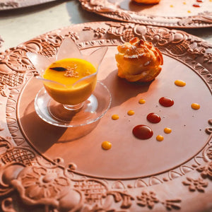 Copa Flor para Postres Chica con Base Re-utilizable Plastico Catering - 2.5 Oz / 74 ml  ( 60 Pzas / 120 Pzas ) IA