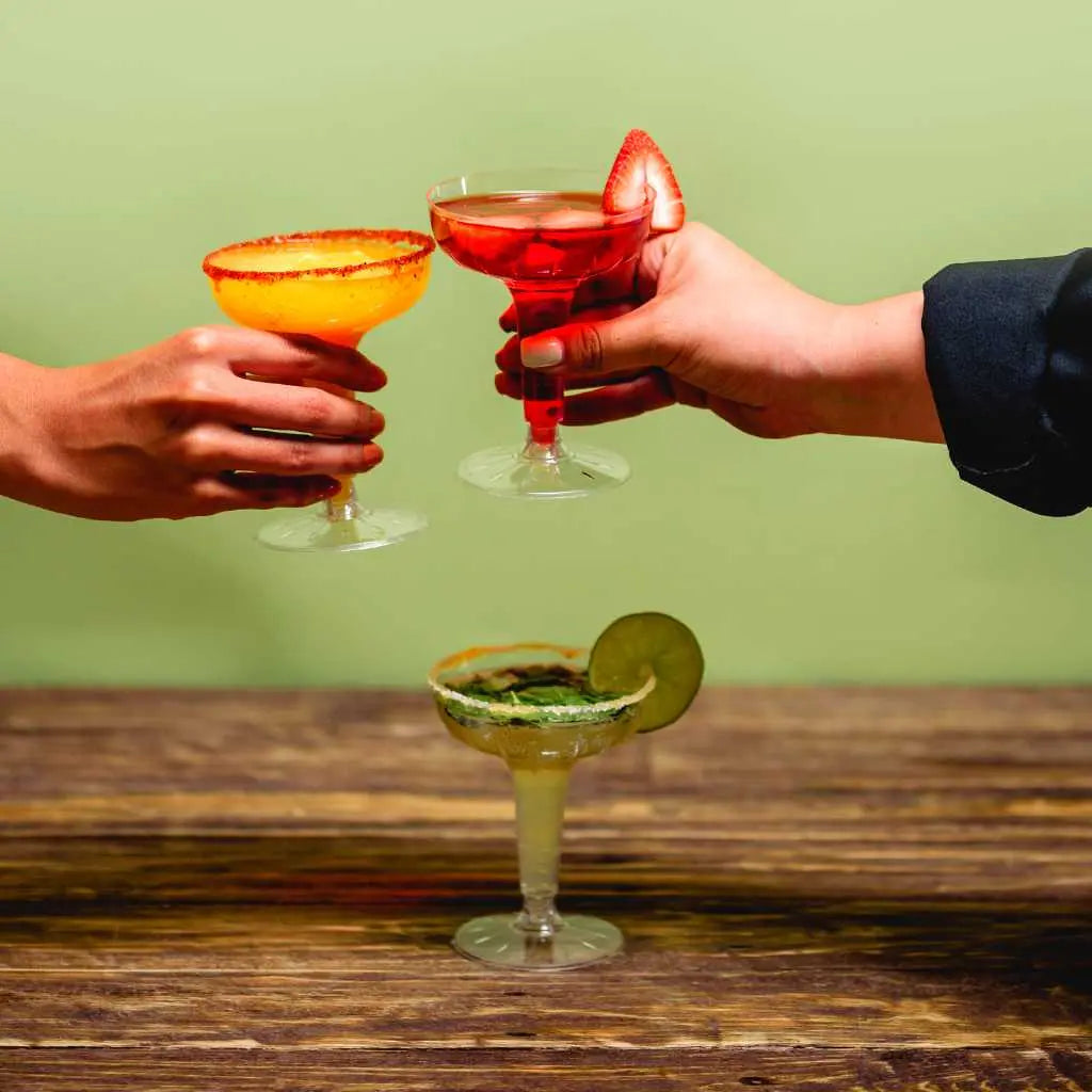 Copa Sidra para Postres o Bebidas Re-utilizable Plastico Catering - 3.5 Oz / 104 ml ( 6 Pzas / 60 Pzas ) IA