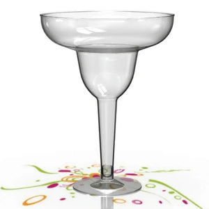 Copa para Bebidas o Postres Margarita Re-utilizable Plastico Catering -  12.5 Oz / 370 ml  60 Pzas PT