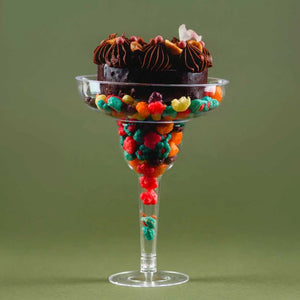 Copa para Bebidas o Postres Margarita Re-utilizable Plastico Catering -  12.5 Oz / 370 ml  60 Pzas PT