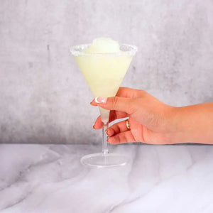 Copa para Postres o Bebidas Martini Frappe Re-utilizable Plastico Catering - 7 Oz / 207 ml ( 10 Pzas / 60 Pzas ) IA