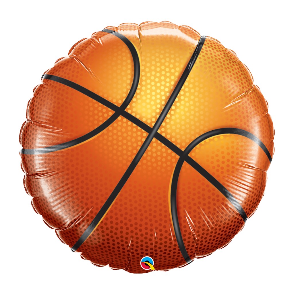 Copia de Globo Metalico de Balón de Basquetball Grande para Fiestas y Cumpleaños 36 / 92 cm 1 pza QUALATEX
