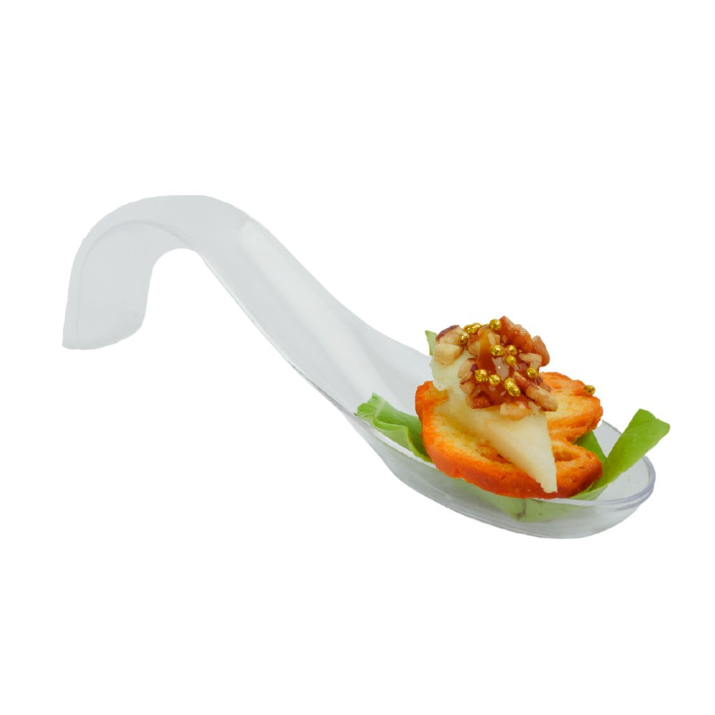 Cuchara Arco para Postres o Comida Molecular Re-utilizable Candy Bar Catering 100 pzas IA