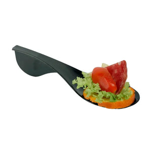Cuchara Plana para Postres o Comida Molecular Re-utilizable Plastico Catering ( 20 Pzas / 100 Pzas ) IA