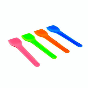 Cucharita de Colores para Postres Helado Biodegradable Re-utilizable Candy Bar Catering 400 pzas IA