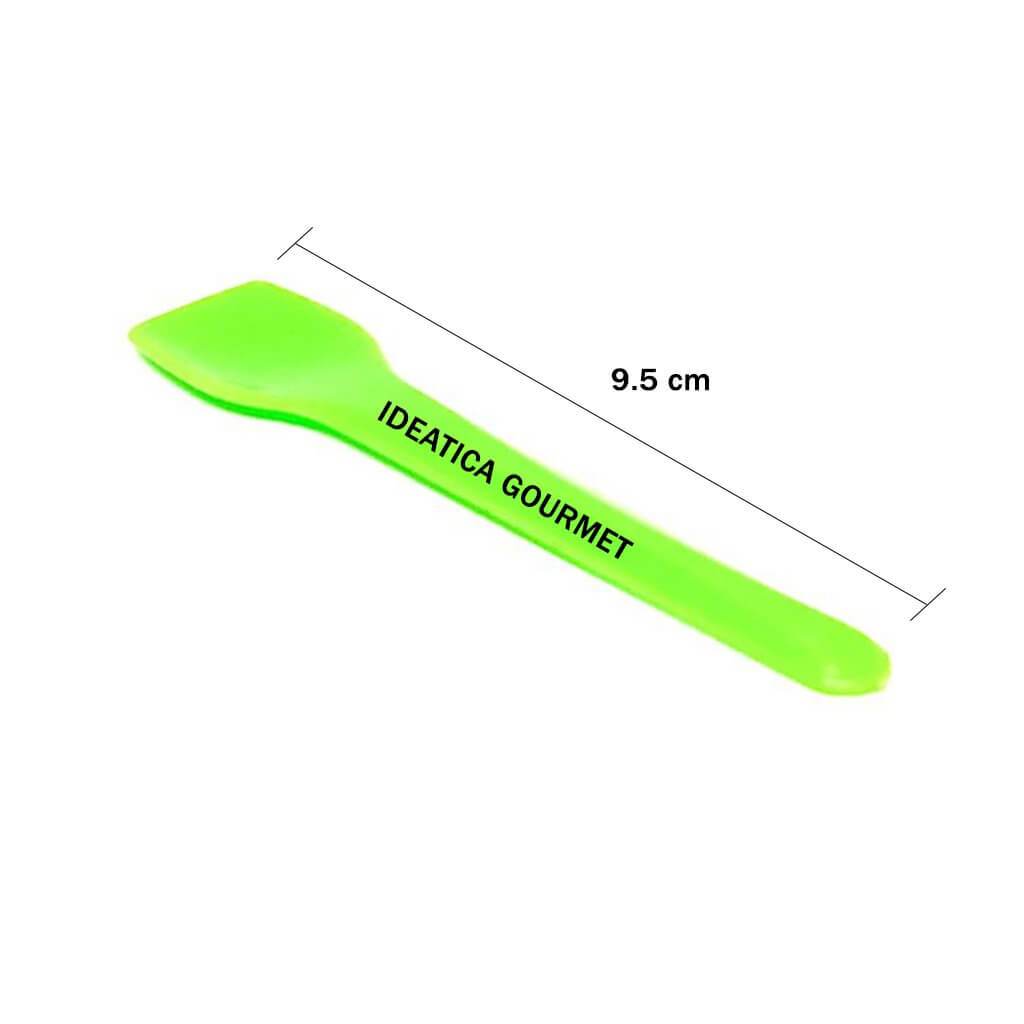 Cucharita de Colores para Postres Helado Biodegradable Re-utilizable Candy Bar Catering 400 pzas IA