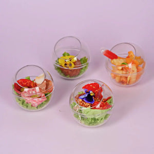 Esfera Gourmet para Postres Re-utilizable Plastico Catering - 4 Oz / 118 ml ( 15 Pzas / 105 Pzas ) IA