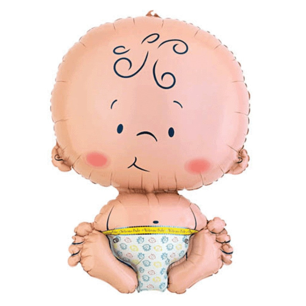 Globo Metálico de Bebe Grande para Fiestas y Baby Showers 24/ 61 cm 1 pza Ideática Gourmet