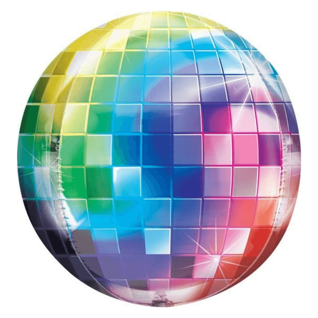 Globo Metálico de Bola de Discoteca para Fiestas y Cumpleaños 16 / 40 cm 1 pza Ideática Gourmet