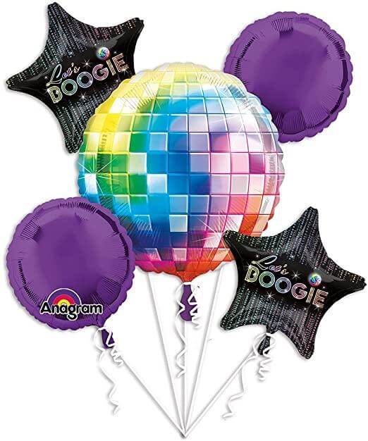 Globo Metálico de Bola de Discoteca para Fiestas y Cumpleaños 16 / 40 cm 1 pza Ideática Gourmet