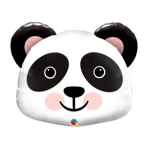 Globo Metálico de Panda Precioso Grande para Fiestas y Cumpleaños 31 / 79 cm 1 pza Ideática Gourmet