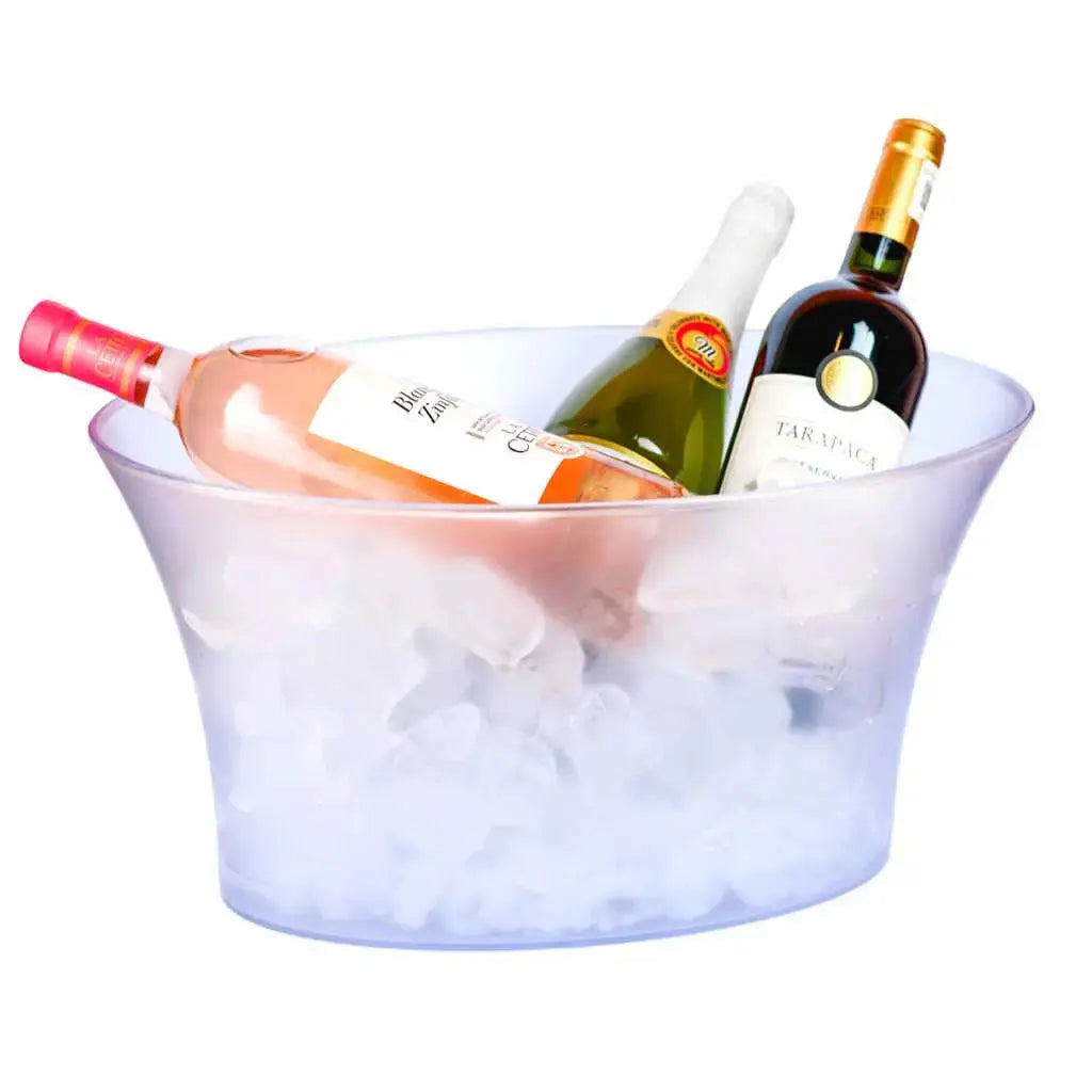 Hielera Grande para Botellas Acrilico Eventos y Catering IA