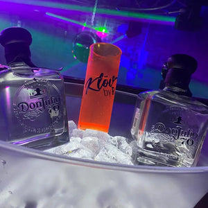 Hielera para Botellas Acrilico Grande con Luz Led Recargable Transparente Clarificada Eventos y Catering IA