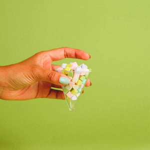 Mini Cono Recto Dulces Postres Re-utilizable Plastico Catering - 1 Oz / 30 ml ( 20 Pzas / 100 Pzas ) IA