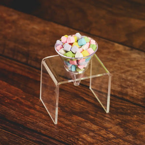 Mini Cono Recto Dulces Postres Re-utilizable Plastico Catering - 1 Oz / 30 ml ( 20 Pzas / 100 Pzas ) IA