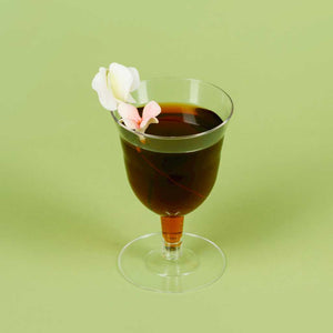 Mini Copa para Bebidas o Postres Tulipan Re-utilizable Candy Bar Catering 5 Oz PLASTHO
