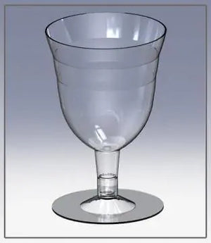 Mini Copa para Bebidas o Postres Tulipan Re-utilizable Plastico Catering - 5 Oz / 148 ml 60 Pzas PT