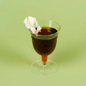 Mini Copa para Bebidas o Postres Tulipan Re-utilizable Plastico Catering - 5 Oz / 148 ml 60 Pzas PT