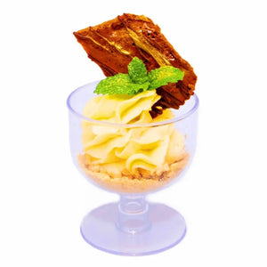 Mini Copa para Postres Brandy Re-utilizable Plastico Catering - 2.5 Oz / 74 ml ( 20 Pzas / 100 Pzas ) IA
