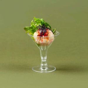 Mini Copa para Postres Martini Re-utilizable Plastico Catering - 2 Oz / 59 ml ( 20 Pzas / 100 Pzas ) IA