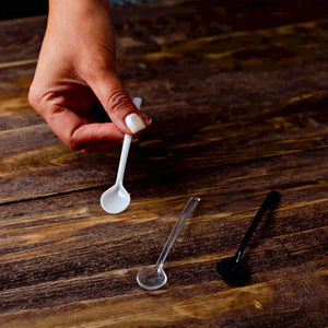 Mini Cucharita para Postres Re-utilizable Plastico Catering 200 pzas IA