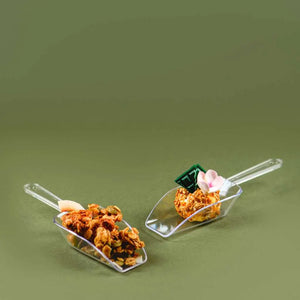 Mini Cucharon para Postres o Botana Re-utilizable Plastico Catering ( 6 Pzas / 108 Pzas ) IA