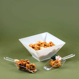 Mini Cucharon para Postres o Botana Re-utilizable Plastico Catering ( 6 Pzas / 108 Pzas ) IA