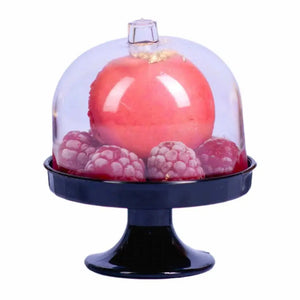 Mini Pedestal Cupula para Mini Cupcakes y Postres Re-utilizable Plastico Catering -  ( 20 Pzas / 100 Pzas ) IA